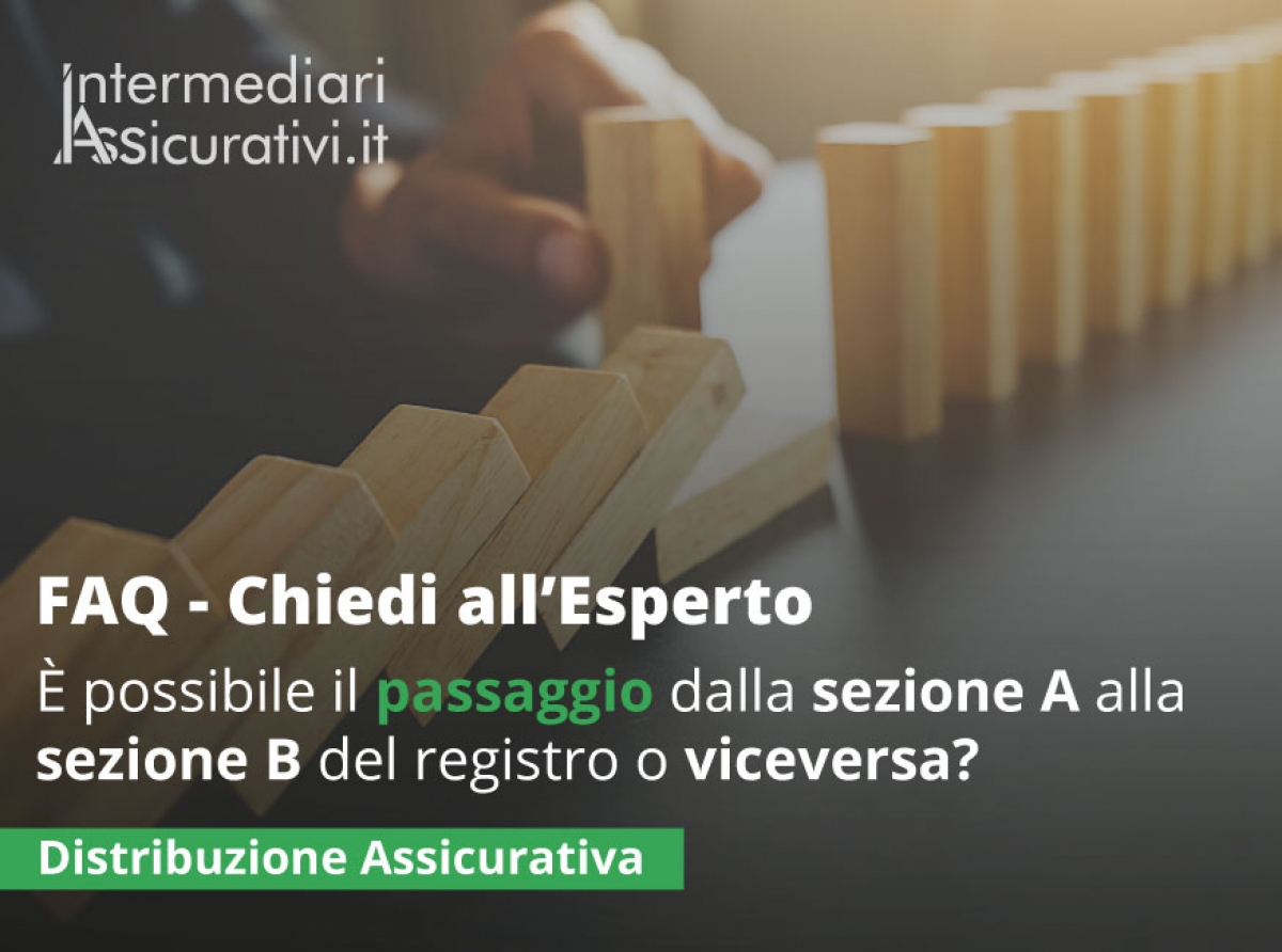 È possibile il passaggio dalla sezione A alla sezione B del registro o viceversa?